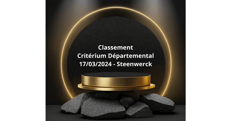 Classement Critérium Départemental du 17/03/2024 à Steenwerck